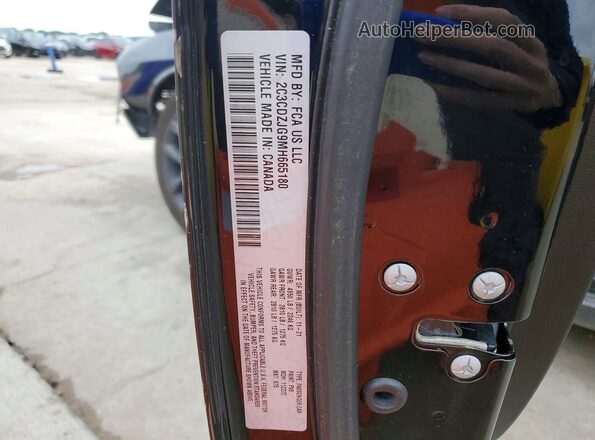 2C3CDZJG9MH665180 2021 DODGE CHALLENGER Black Вид підкапотного простору