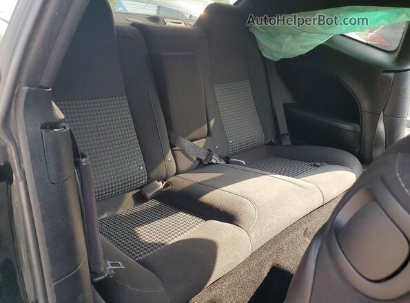 2C3CDZJG9NH214705 2022 DODGE CHALLENGER Black Rear seats view