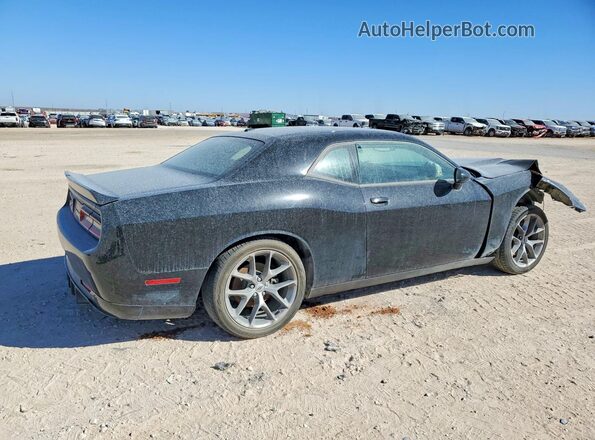 2C3CDZJG9NH230032 2022 DODGE CHALLENGER Черный Задняя правая четверть
