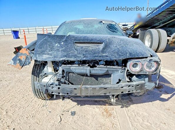 2C3CDZJG9NH230032 2022 DODGE CHALLENGER Черный Вид спереди