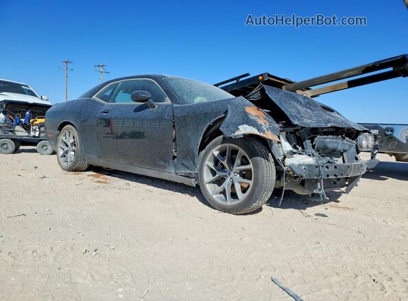 2C3CDZJG9NH230032 2022 DODGE CHALLENGER Черный Передняя правая четверть