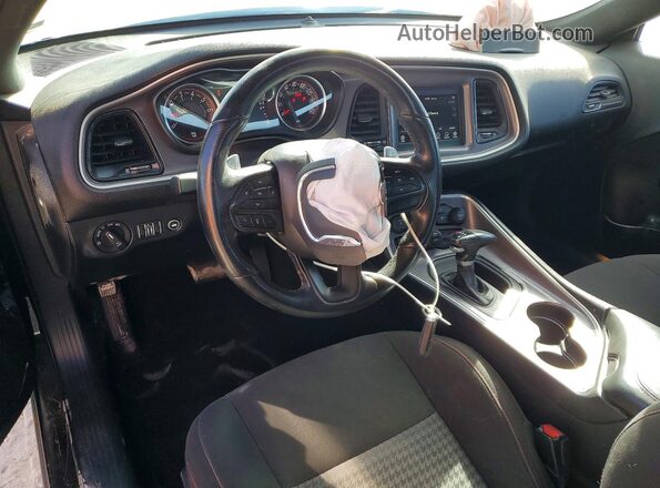 2C3CDZJG9NH230032 2022 DODGE CHALLENGER Черный Вид панели приборов