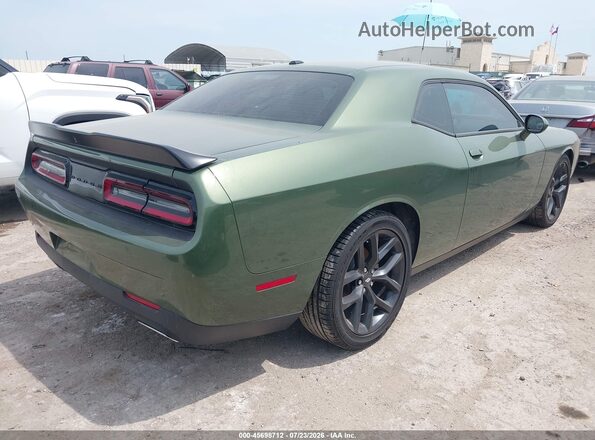 2C3CDZJG9PH549952 2023 DODGE CHALLENGER Зеленый Задняя правая четверть