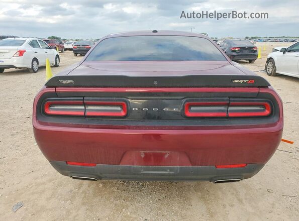 2C3CDZJGXKH540332 2019 DODGE CHALLENGER Red Rear view