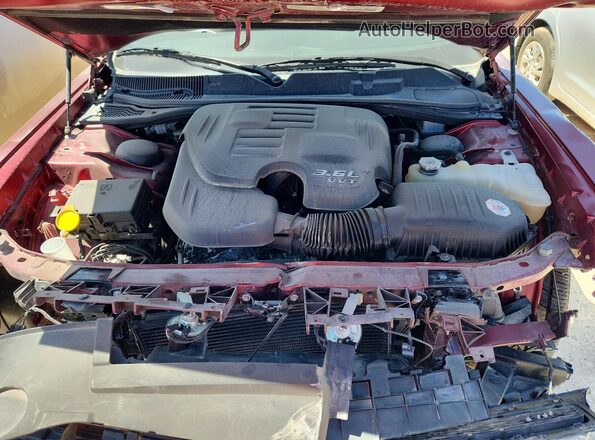 2C3CDZJGXKH540332 2019 DODGE CHALLENGER Red Rear interior view