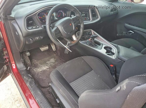 2C3CDZJGXKH540332 2019 DODGE CHALLENGER Red Dashboard view