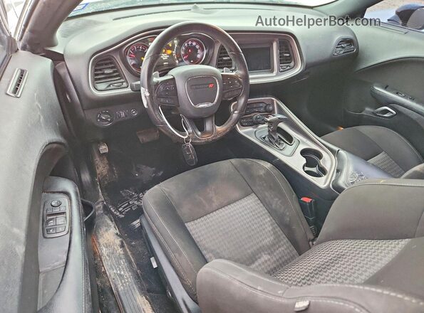 2C3CDZJGXLH215035 2020 DODGE CHALLENGER Черный Вид панели приборов