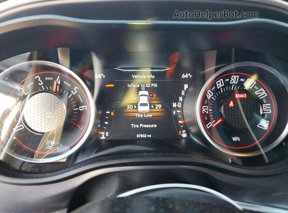 2C3CDZJGXLH253803 2020 DODGE CHALLENGER Purple Instrument cluster view