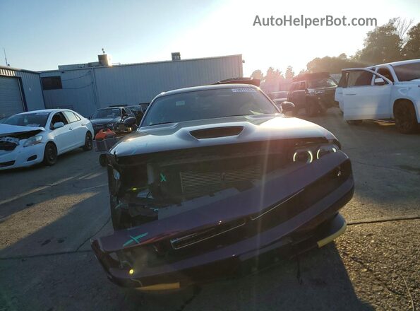 2C3CDZJGXLH253803 2020 DODGE CHALLENGER Purple Front view
