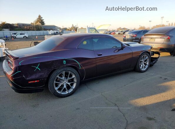2C3CDZJGXLH253803 2020 DODGE CHALLENGER Purple Rear right