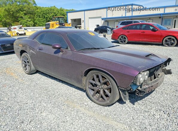 2C3CDZJGXMH517393 2021 DODGE CHALLENGER Purple Delantero derecho