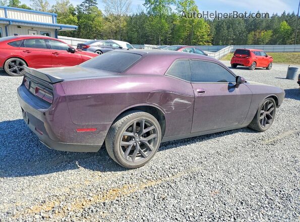 2C3CDZJGXMH517393 2021 DODGE CHALLENGER Purple Trasero derecho