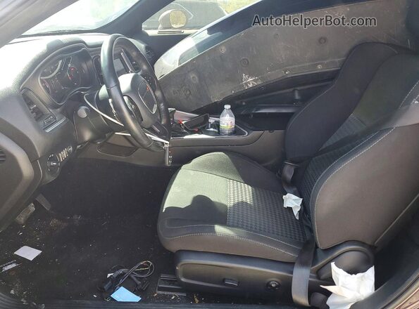 2C3CDZJGXMH517393 2021 DODGE CHALLENGER Purple Vista interior delantera