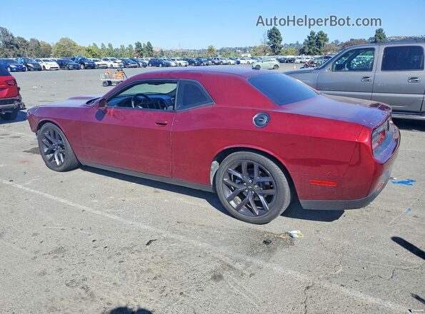 2C3CDZJGXMH664488 2021 DODGE CHALLENGER Maroon Rear left