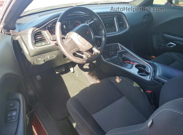 2C3CDZJGXMH664488 2021 DODGE CHALLENGER Maroon Dashboard view