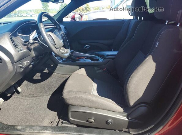 2C3CDZJGXMH664488 2021 DODGE CHALLENGER Maroon Front interior view