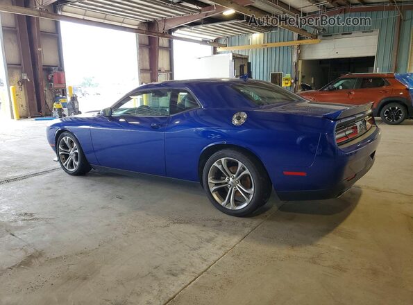 2C3CDZJGXMH672641 2021 DODGE CHALLENGER Blue Задня ліва чверть