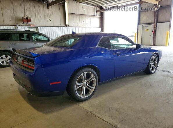 2C3CDZJGXMH672641 2021 DODGE CHALLENGER Blue Задня права чверть