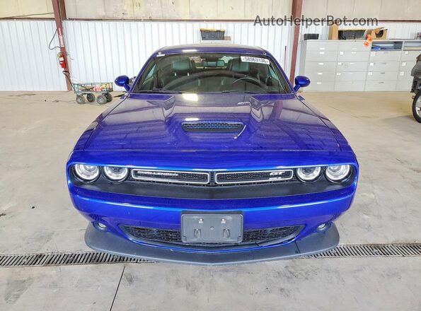 2C3CDZJGXMH672641 2021 DODGE CHALLENGER Blue Вид спереду