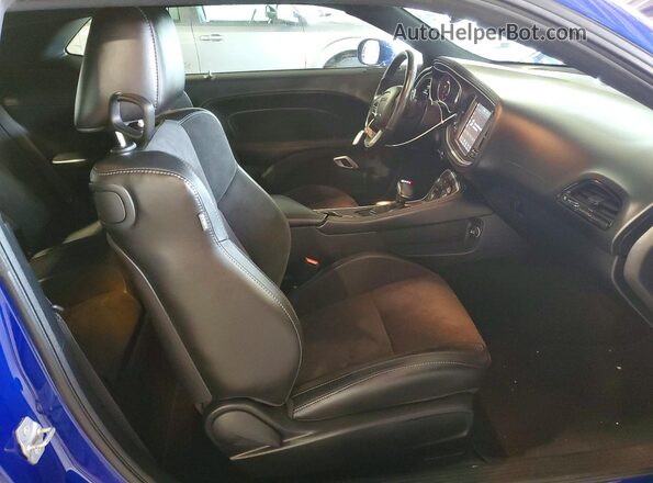 2C3CDZJGXMH672641 2021 DODGE CHALLENGER Blue Вид панелі приладів