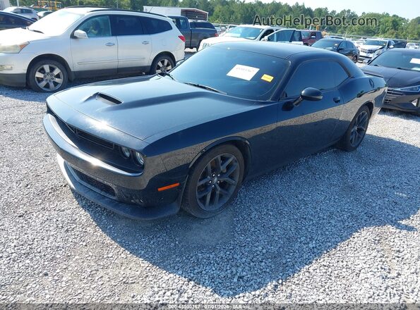 2C3CDZJGXNH122471 2022 DODGE CHALLENGER Black Передня ліва чверть