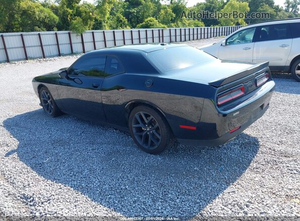 2C3CDZJGXNH122471 2022 DODGE CHALLENGER Black Задня ліва чверть