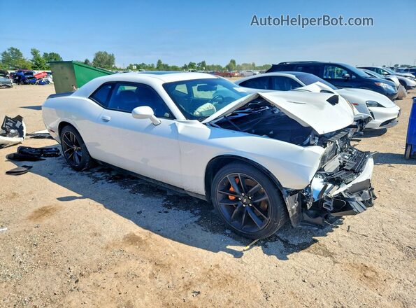 2C3CDZJGXNH218603 2022 DODGE CHALLENGER White Front right