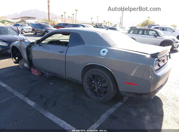 2C3CDZJGXPH685622 2023 DODGE CHALLENGER Gray Trasero izquierdo