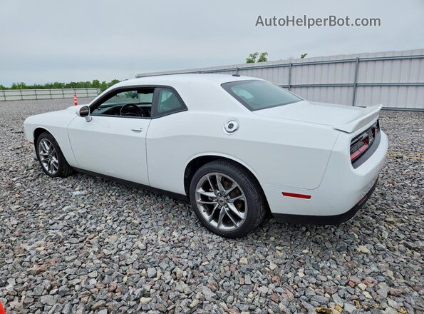 2C3CDZKG0NH247686 2022 DODGE CHALLENGER White Trasero izquierdo