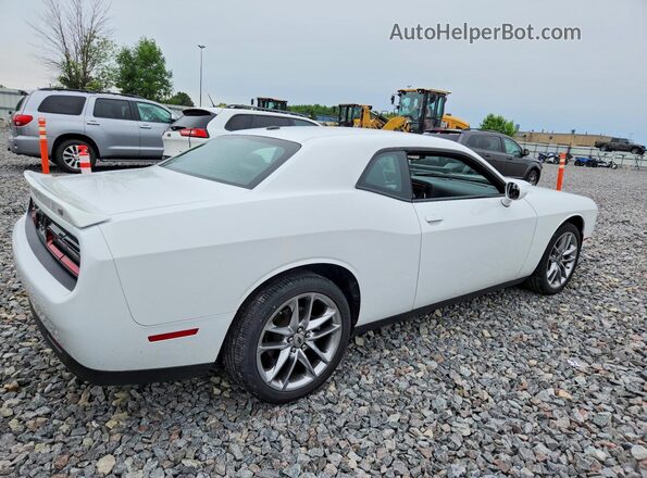 2C3CDZKG0NH247686 2022 DODGE CHALLENGER White Trasero derecho