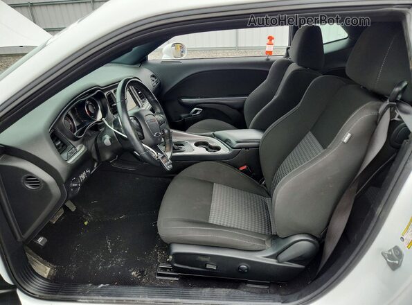 2C3CDZKG0NH247686 2022 DODGE CHALLENGER White Vista interior delantera