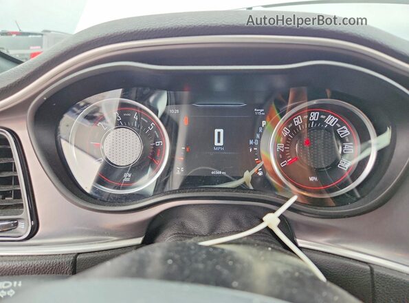2C3CDZKG0NH247686 2022 DODGE CHALLENGER White Vista del cuadro de instrumentos