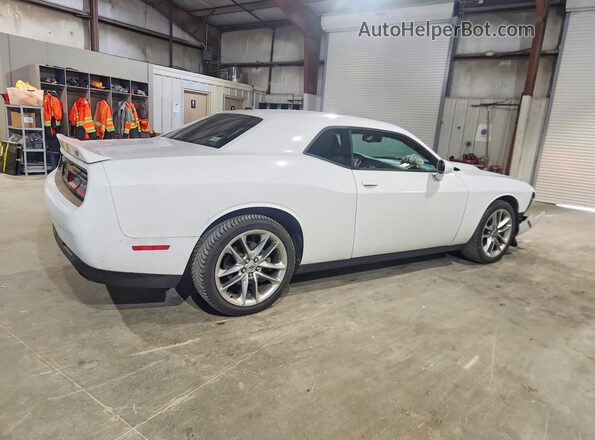 2C3CDZKG1NH175672 2022 DODGE CHALLENGER White Trasero derecho