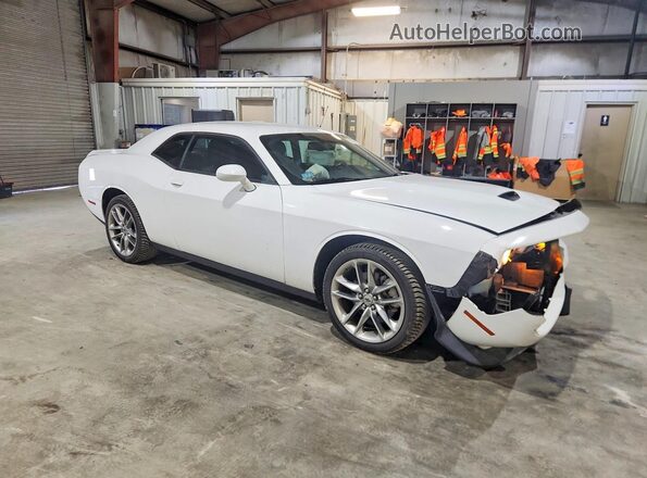 2C3CDZKG1NH175672 2022 DODGE CHALLENGER White Delantero derecho