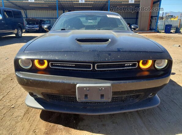 2C3CDZKG3NH219185 2022 DODGE CHALLENGER Black Դիմացի տեսք