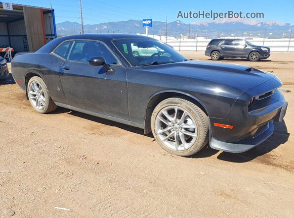 2C3CDZKG3NH219185 2022 DODGE CHALLENGER Black Առջևի աջ