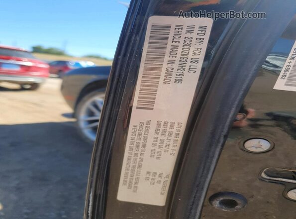2C3CDZKG3NH219185 2022 DODGE CHALLENGER Black Շարժիչի բաժամունքի տեսք