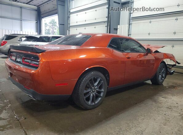 2C3CDZKG4NH152192 2022 DODGE CHALLENGER Оранжевый Задняя правая четверть