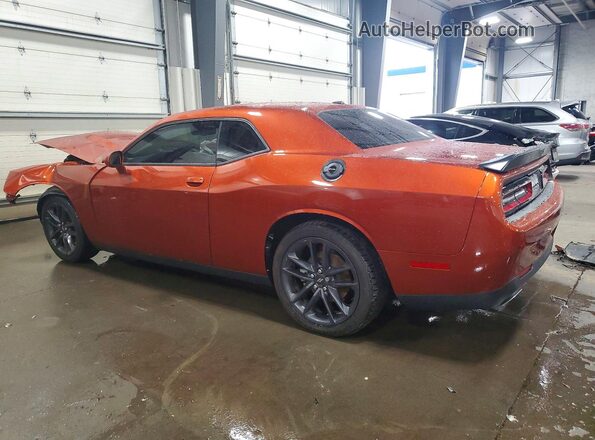 2C3CDZKG4NH152192 2022 DODGE CHALLENGER Оранжевый Задняя левая четверть