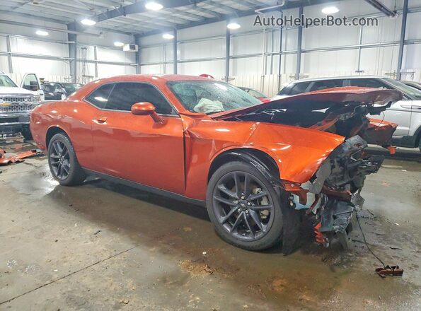 2C3CDZKG4NH152192 2022 DODGE CHALLENGER Оранжевый Передняя правая четверть