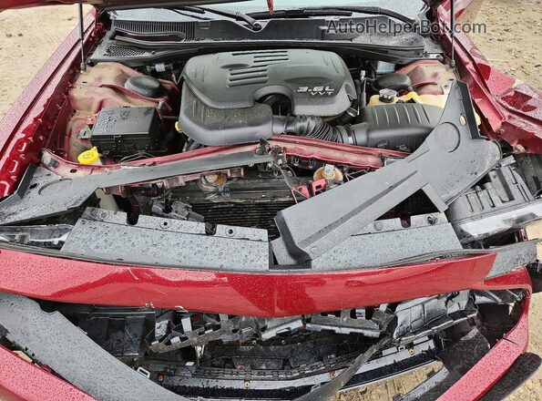 2C3CDZKG5KH549731 2019 DODGE CHALLENGER Red Widok wnętrza z tyłu