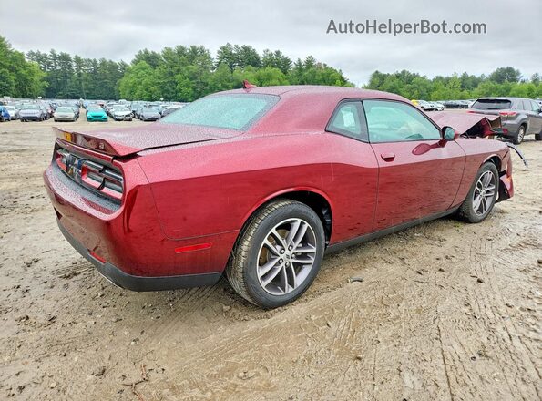 2C3CDZKG5KH549731 2019 DODGE CHALLENGER Red Tył prawy