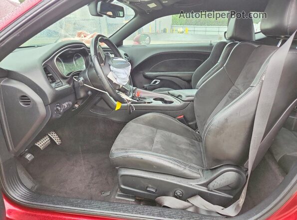 2C3CDZKG5KH549731 2019 DODGE CHALLENGER Red Widok wnętrza z przodu