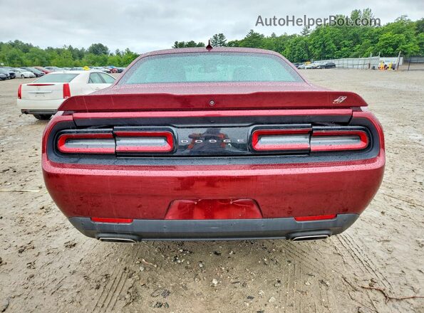 2C3CDZKG5KH549731 2019 DODGE CHALLENGER Red Widok z tyłu