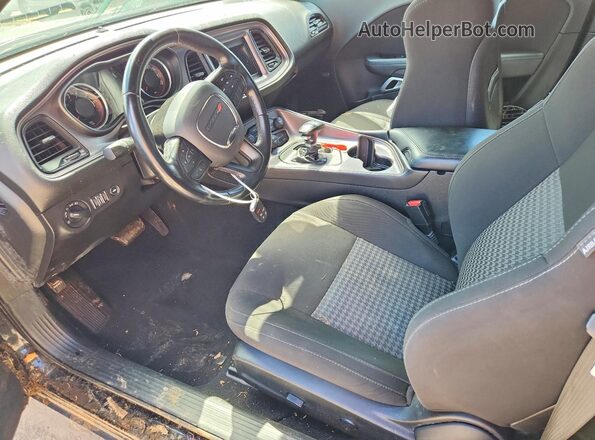 2C3CDZKG6PH507897 2023 DODGE CHALLENGER Black Vista interior delantera