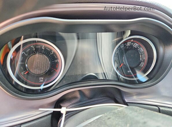 2C3CDZKG6PH507897 2023 DODGE CHALLENGER Black Vista del cuadro de instrumentos