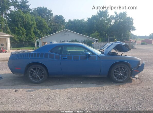 2C3CDZKG7NH168872 2022 DODGE CHALLENGER Синий Панорамный вид салона 360°