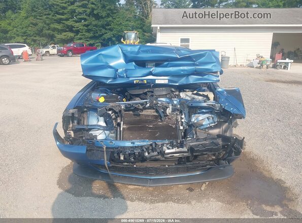 2C3CDZKG7NH168872 2022 DODGE CHALLENGER Синий Вид задней части салона