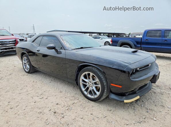 2C3CDZKG7NH243005 2022 DODGE CHALLENGER Black წინა მარჯვენა