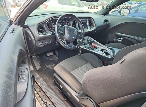 2C3CDZKG7NH243005 2022 DODGE CHALLENGER Black წინა პანელის ხედი